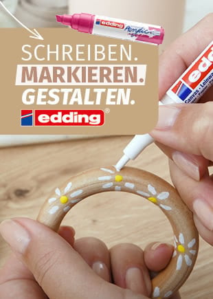 Schreiben. Markieren. Gestalten. Edding