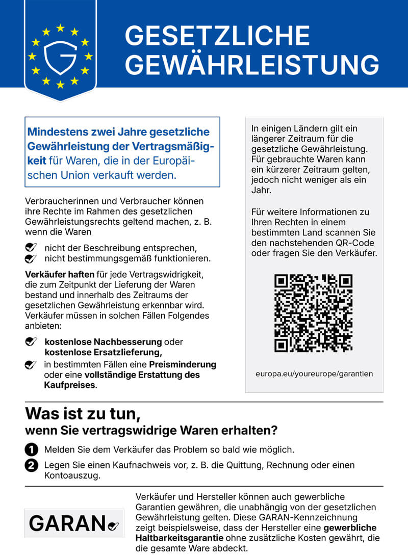 Gesetzliche Gewährleistung Gesetzliche Gewährleistung von der Europäische Kommission