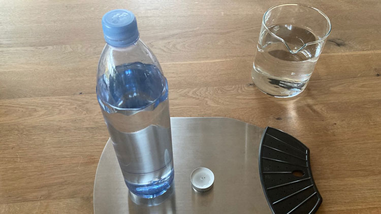 Experiment: Flasche, Kerze
