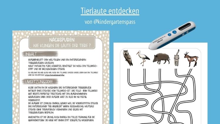 Spiel: Tierlaute entdecken