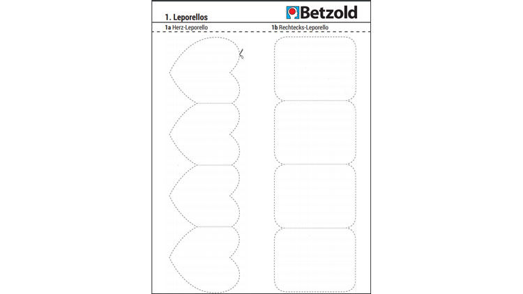 Bastelvorlage für Lapbook