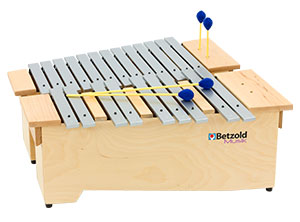 Musikinstrument Xylophon mit Schlägel