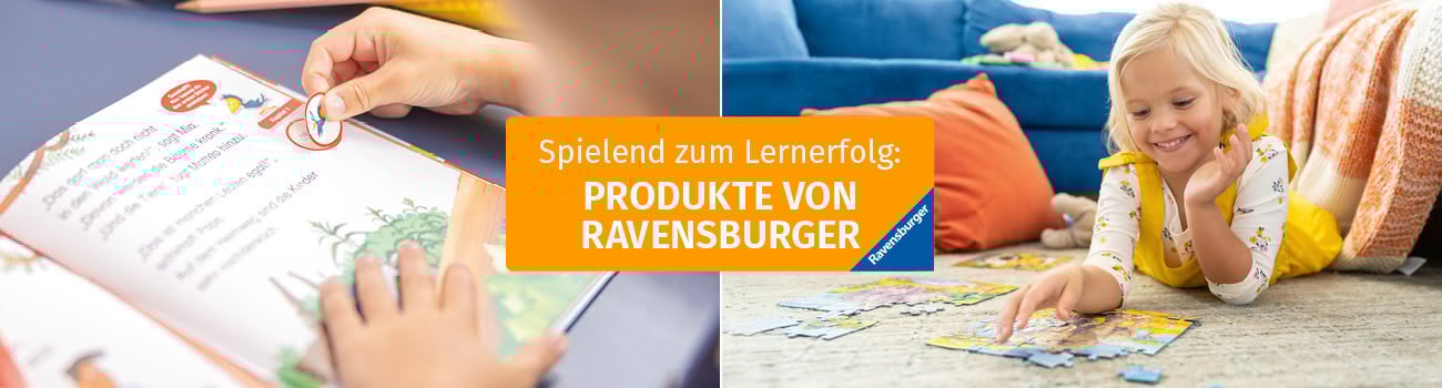 Puzzle und Bücher von Ravensburger