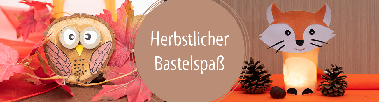Herbstbasteln in der Schule