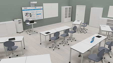3D-Grafik für Raumkonzept